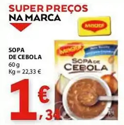 E.Leclerc Sopa de cebola maggi promoção
