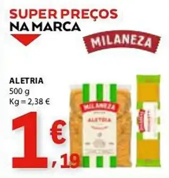 E.Leclerc Aletria milaneza promoção