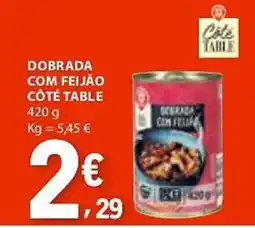 E.Leclerc Dobrada com feijão côté table promoção