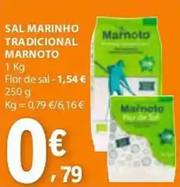 E.Leclerc Sal marinho tradicional marnoto promoção