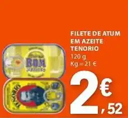 E.Leclerc Filete de atum em azeite tenorio promoção