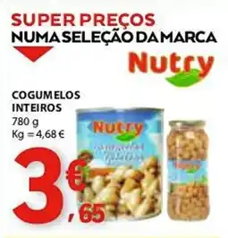 E.Leclerc Cogumelos inteiros nutry promoção