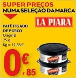 E.Leclerc Pate fígado de porco original promoção