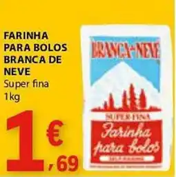 E.Leclerc Farinha para bolos branca de neve super fina promoção