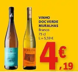E.Leclerc Vinho doc verde muralhas branco promoção