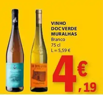 E.Leclerc Vinho doc verde muralhas branco promoção