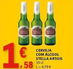 E.Leclerc Cerveja com álcool stella artois promoção