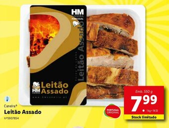 Lidl Caneira Leitão Assado 550g promoção