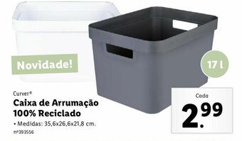Lidl Curver Caixa de Arrumação 100% Reciclado promoção