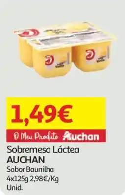 Auchan Sobremesa Láctea AUCHAN promoção