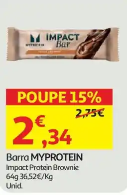 Auchan Barra MYPROTEIN promoção