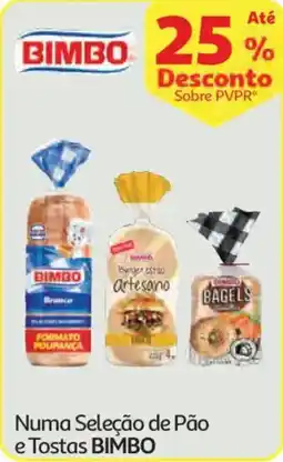 Auchan Numa Seleção de Pão e Tostas BIMBO promoção