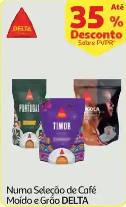 Auchan Numa Seleção de Café Moído e Grão DELTA promoção