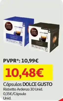Auchan Cápsulas DOLCE GUSTO promoção