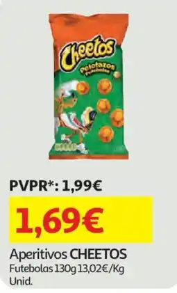 Auchan Aperitivos CHEETOS Futebolas promoção