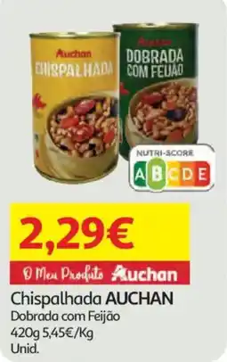 Auchan Chispalhada AUCHAN Dobrada com Feijao promoção