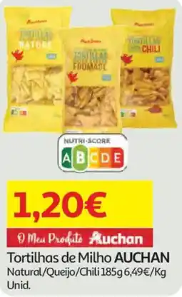 Auchan Tortilhas de Milho AUCHAN promoção