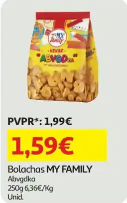 Auchan Bolachas MY FAMILY Abvgdka promoção