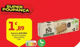 Auchan Bolacha AUCHAN promoção
