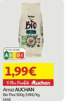 Auchan Arroz AUCHAN Bio Thai promoção