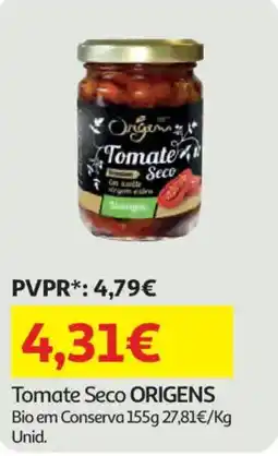 Auchan Tomate Seco ORIGENS Bio em Conserva promoção