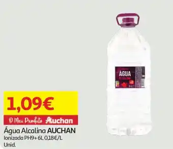 Auchan Água Alcalina AUCHAN promoção