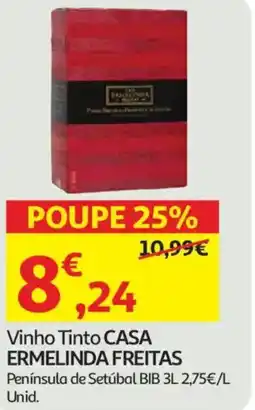 Auchan Vinho Tinto CASA ERMELINDA FREITAS promoção
