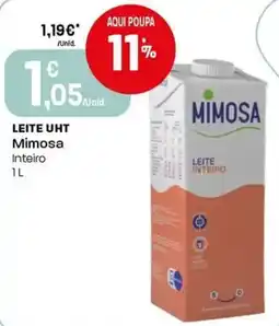 Intermarché Leite uht mimosa inteiro promoção