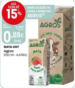 Intermarché Nata uht agros promoção