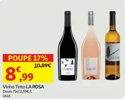 Auchan Vinho Tinto LA ROSA promoção