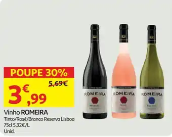 Auchan Vinho ROMEIRA promoção