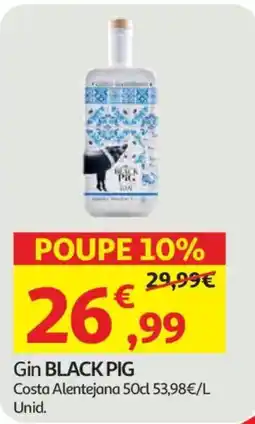Auchan Gin BLACK PIG promoção