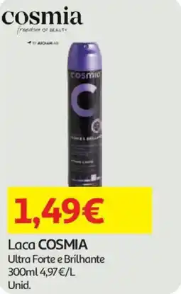 Auchan Laca COSMIA Ultra Forte e Brilhante promoção