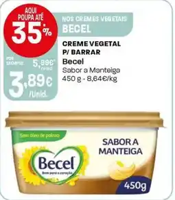 Intermarché Creme vegetal p/ barrar Becel promoção
