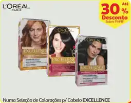 Auchan Numa Seleção de Colorações p/ Cabelo EXCELLENCE promoção
