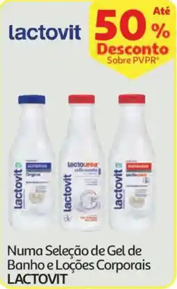 Auchan Numa Seleção de Gel de Banho e Loções Corporais LACTOVIT promoção