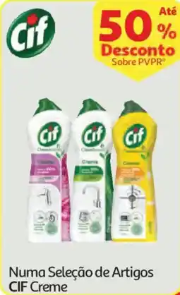 Auchan Numa Seleção de Artigos CIF Creme promoção