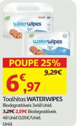 Auchan Toalhitas WATERWIPES promoção