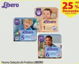 Auchan Numa Seleção de Fraldas LIBERO promoção