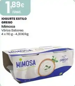 Intermarché Iogurte estilo grego Mimosa promoção