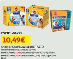 Auchan Snack p/ Cão PEDIGREE DENTASTIX promoção