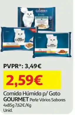 Auchan Comida Húmida p/ Gato GOURMET Perle Vários Sabores promoção