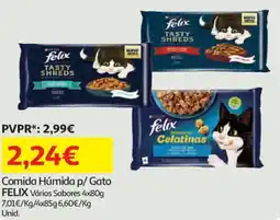Auchan Comida Húmida p/ Gato FELIX promoção