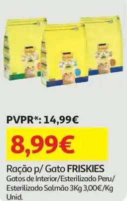 Auchan Ração p/ Gato FRISKIES promoção