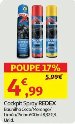 Auchan Cockpit Spray REDEX promoção