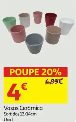 Auchan Vasos Cerâmica promoção