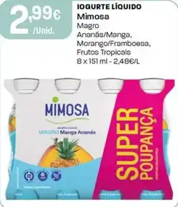 Intermarché Iogurte líquido mimosa magro promoção