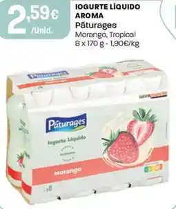 Intermarché Iogurte líquido aroma Pâturages promoção