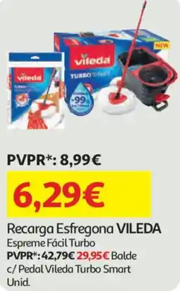 Auchan Recarga Esfregona VILEDA Espreme Fácil Turbo promoção