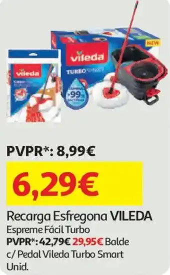 Recarga Esfregona VILEDA Espreme Fácil Turbo